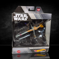 Resistance B-Wing Star Wars Hot Wheels Starships Select 1:50 Scale Die-Cast Vehicle - 2026 by Mattel in packaging