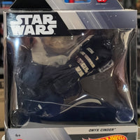 Mattel Star Wars Hot Wheels Starships Select Onyx Cinder die-cast vehicle 1:50 scale in collector packaging