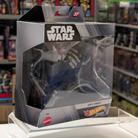 Mattel Star Wars Hot Wheels Onyx Cinder 1:50 scale die-cast vehicle in window display packaging
