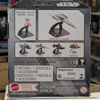 Mattel Star Wars Hot Wheels Starships Select packaging back showing Naboo Royal Starship and other 1:50 scale models