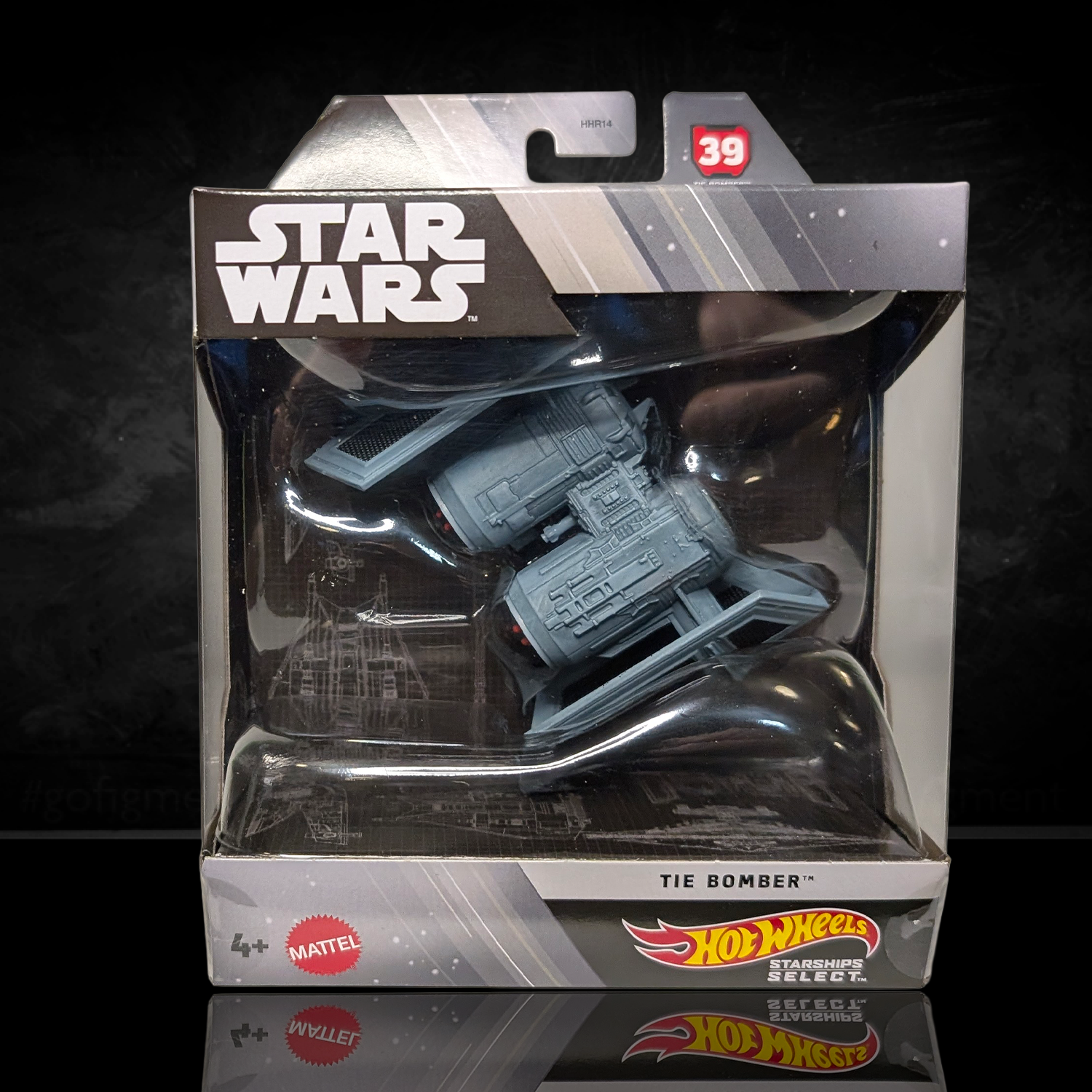 Tie Bomber Star Wars Hot Wheels Starships Select 1:50 Scale Die-Cast Vehicle - 2026 by Mattel in packaging