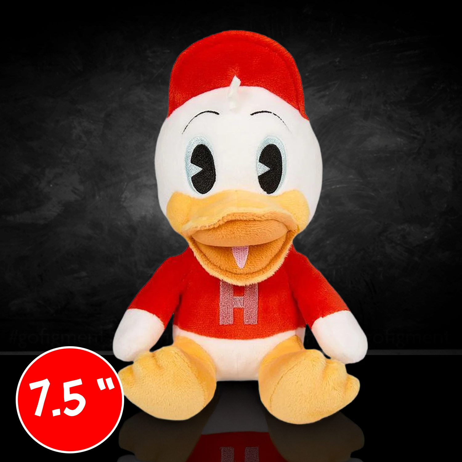 Huey DuckTales Disney Phunny Plush Kidrobot 7.5” new with tags red hoodie soft collectible toy by Kid Robot