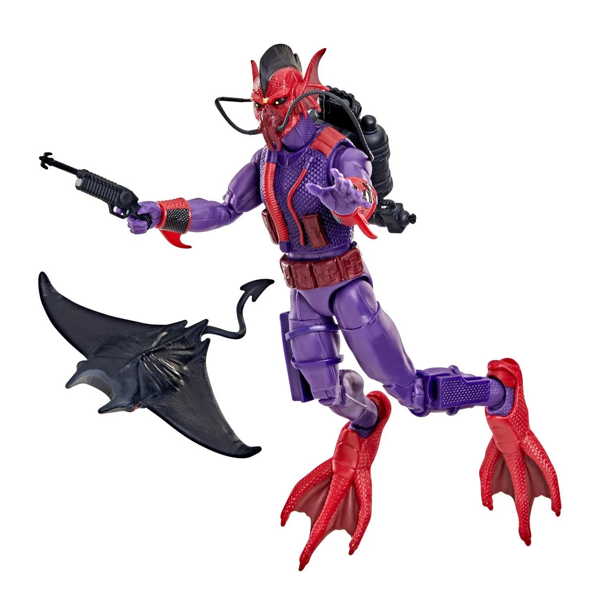 Hydro-Viper "199" G.I. Joe Classified Series 6 inch COBRA Action Figure by Hasbro with weapon and black manta ray drone accessory