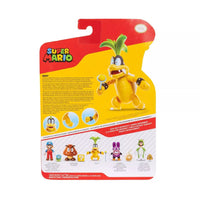Super Mario Wave 49 - Iggy with Magic Wand 4" Action Figure Collectible by Jakks in packaging with character details.