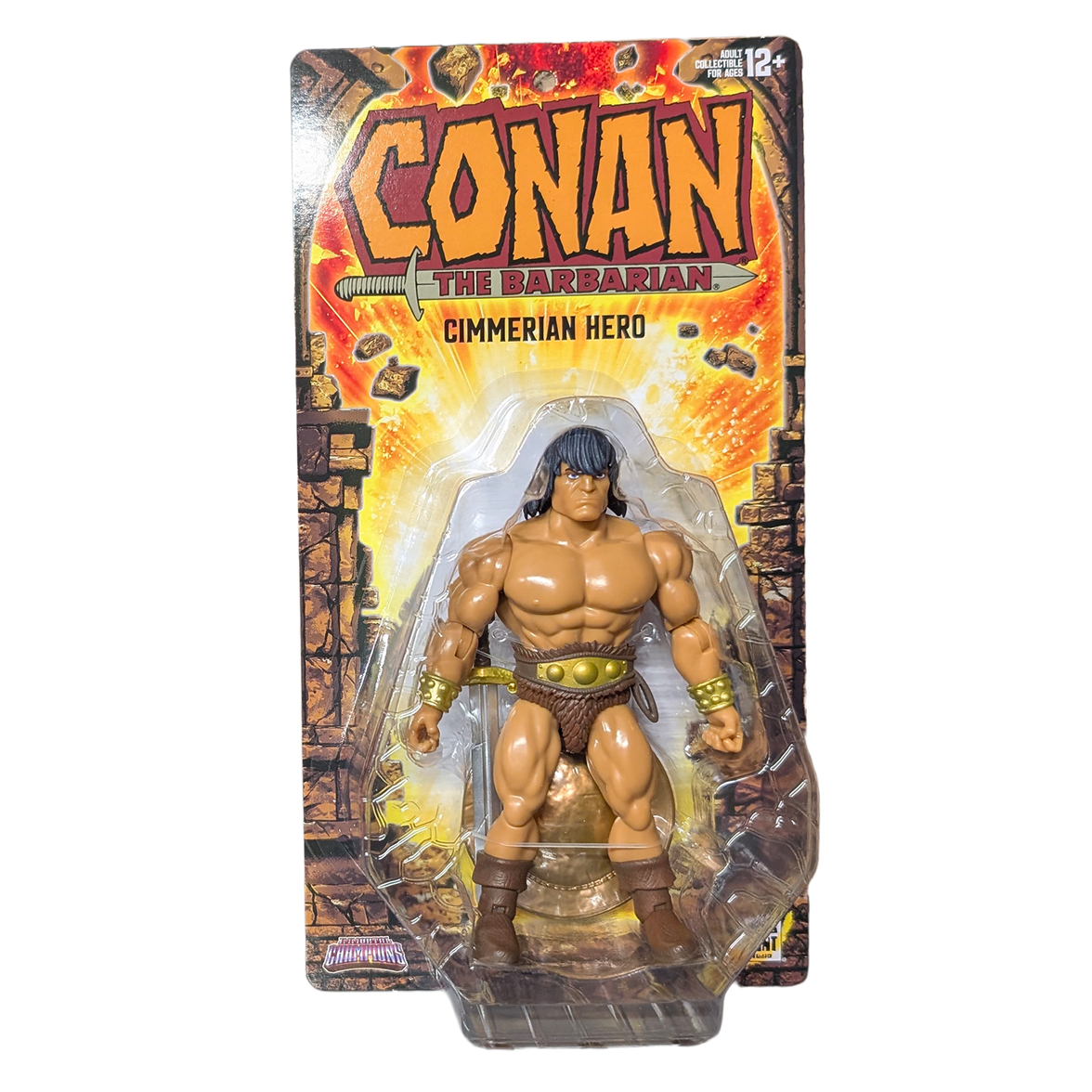 Conan the Barbarian Cimmerian Hero action figure in blister packaging