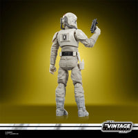 Star Wars The Vintage Collection Imperial Remnant AT-AT Driver 3.75-Inch Action Figure (VC387) by Kenner new in box on yellow background