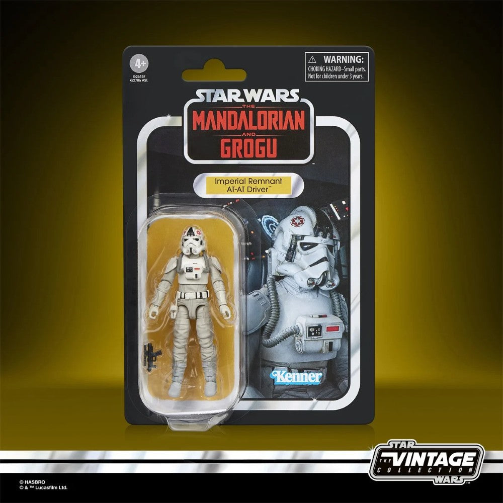 Star Wars The Vintage Collection Imperial Remnant AT-AT Driver 3.75-Inch Action Figure (VC387) by Kenner in packaging