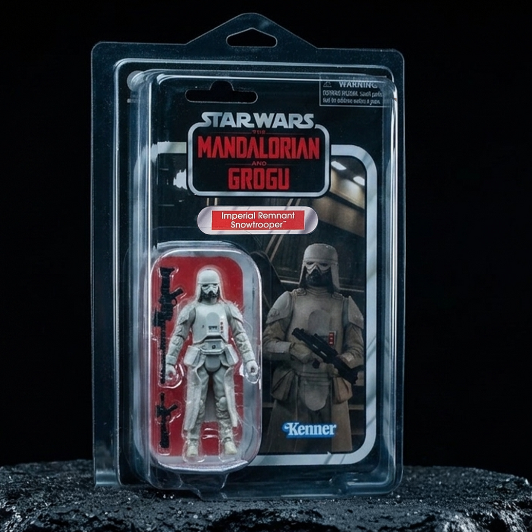 Snowtrooper Imperial Remnant 1:18 Scale 3.75" Star Wars Vintage Collection Action Figure (VC-389) by Kenner in packaging