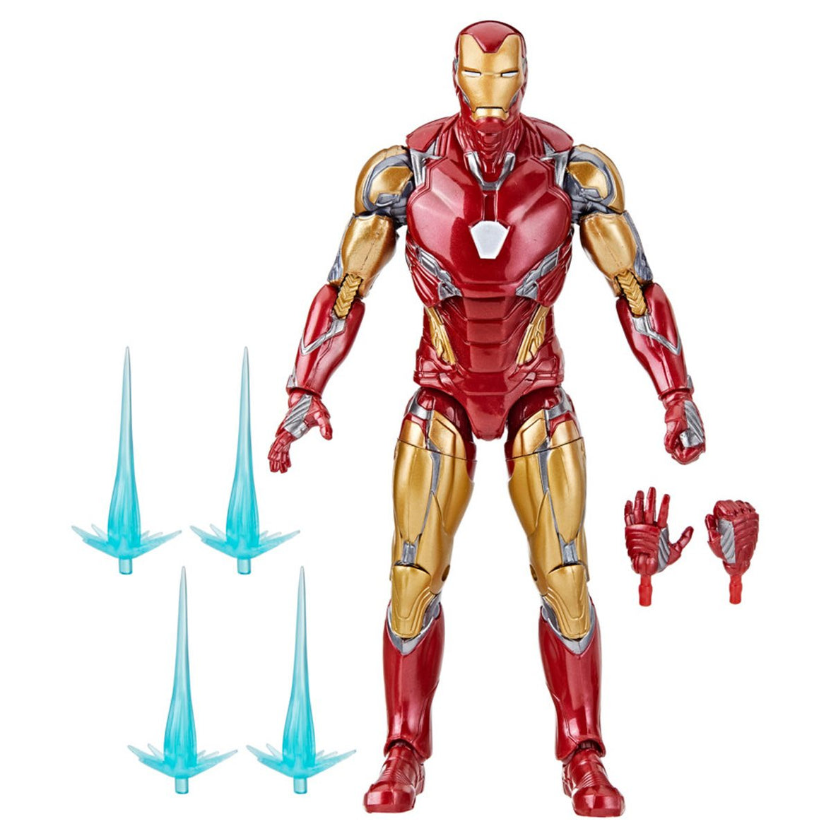 Iron Man Mark 85 (LXXXV) Marvel Legends 6" Action Figure Hasbro with alternate hands and blast effects