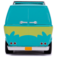 Rear view of Go Figment Mystery Machine Van 1:32 scale die-cast collectible from Scooby-Doo Hollywood Rides series