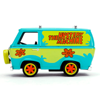 Go Figment 1:32 scale die-cast Mystery Machine van toy with vibrant colors and classic Scooby-Doo design details.