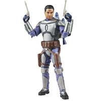 Hasbro Star Wars Black Series Jango Fett 6-inch figure with dual blasters and detailed armor in dynamic pose