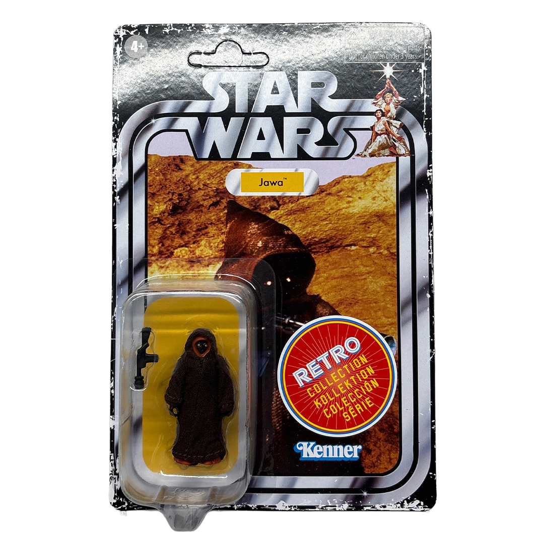 Jawa Star Wars Retro Collection Action Figure in case ANH by Kenner in original packaging