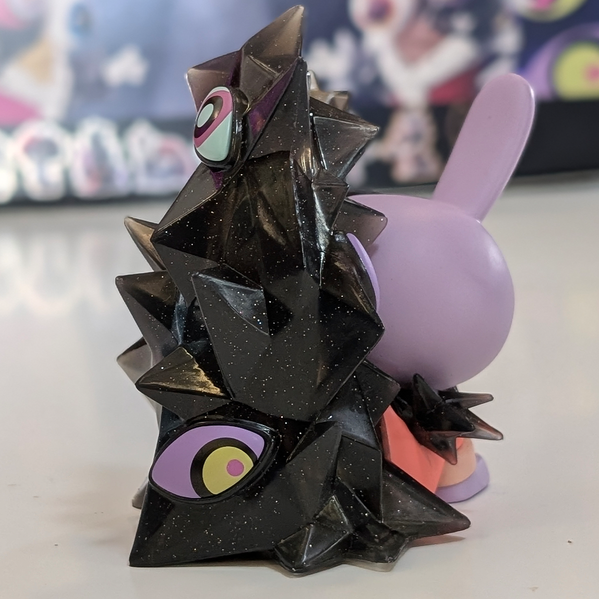 Abstracting Jax - 3.5" Action Figure (The Digital Circus) by Glitch Productions black and purple collectible figure