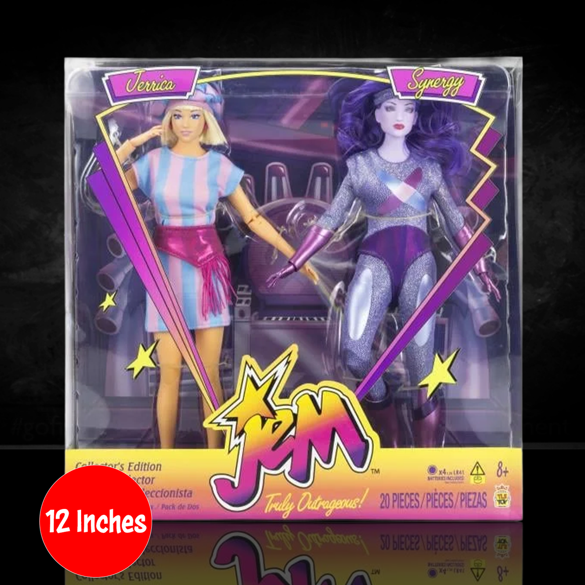 Jem and the Holograms Truly Outrageous SDCC 2025 Exclusive Collector's Edition Two-Pack by Loyal Subjects new in box