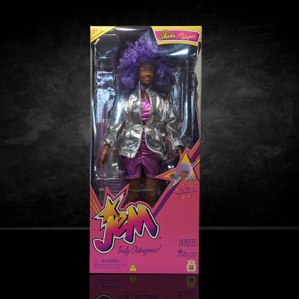 Jem and the Holograms "Aja" 12-Inch Fashion Doll Loyal Subjects 2025 new in box with purple hair and metallic outfit