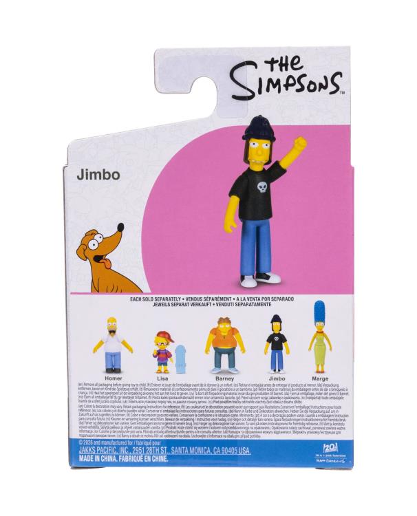 The Simpsons Jimbo Jones 2.5-Inch Action Figure – Springfield Elementary’s Premier Bully new in box by Jakks Pacific collectible toy