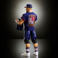 John Cena 6-Inch Mattel Action Figure WWE Elite Greatest Hits shown from behind