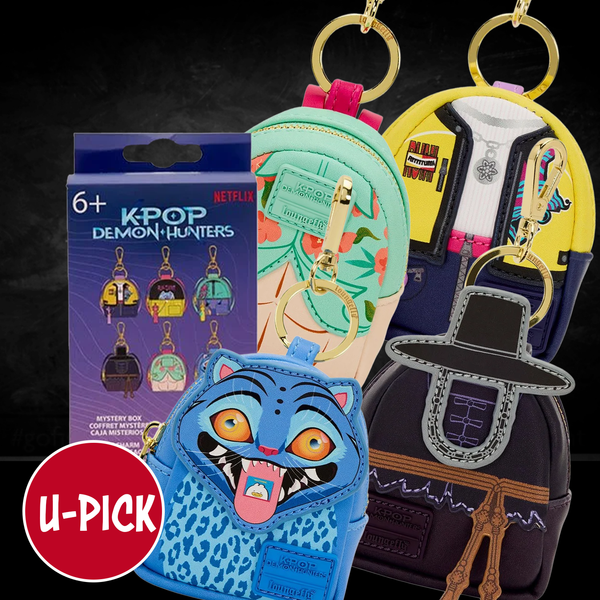 Mini-Loungefly KPop Demon Hunters Mini-Backpack Bag Charm U-Pick new in box collectible by Loungefly