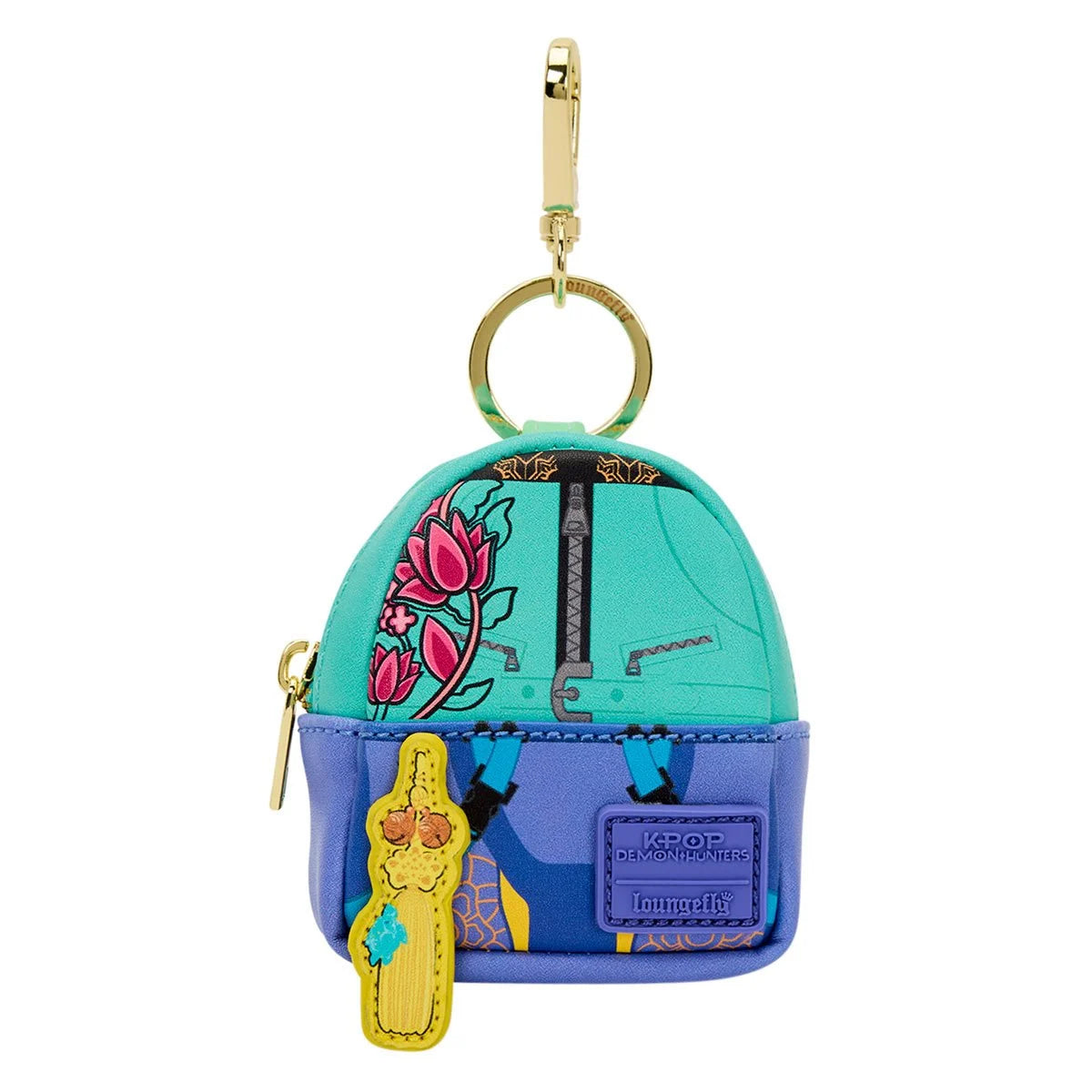 Mini-Loungefly KPop Demon Hunters Mini-Backpack Bag Charm U-Pick featuring colorful design new in box by Loungefly