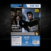 Mego Star Trek Original Series Kang the Klingon 8" Action Figure Retro - New in box with 14 points articulation and detailed packaging