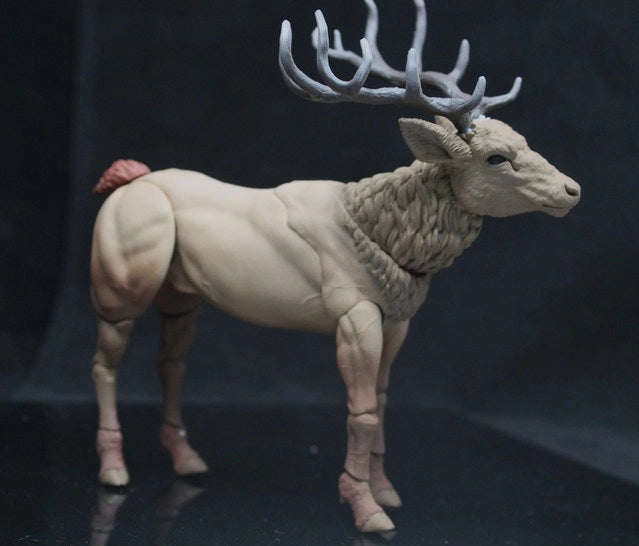 Mighty Steeds Kawiki Elk 1:18 Scale Vitruvian HACKS Compatible Articulated NIB by Boss Fight Studio Llc in realistic pose