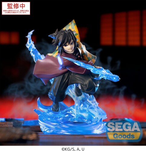 Sega XrossLink Anime Demon Slayer: Kimetsu no Yaiba Giyu Tomioka Statue - Authentic by Sega new in box with dynamic water effect pose