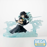 Muichiro Tokito Hashira Training Arc XrossLink Statue SEGA Demon Slayer Anime Figure by Banpresto new in box with sword and water effect
