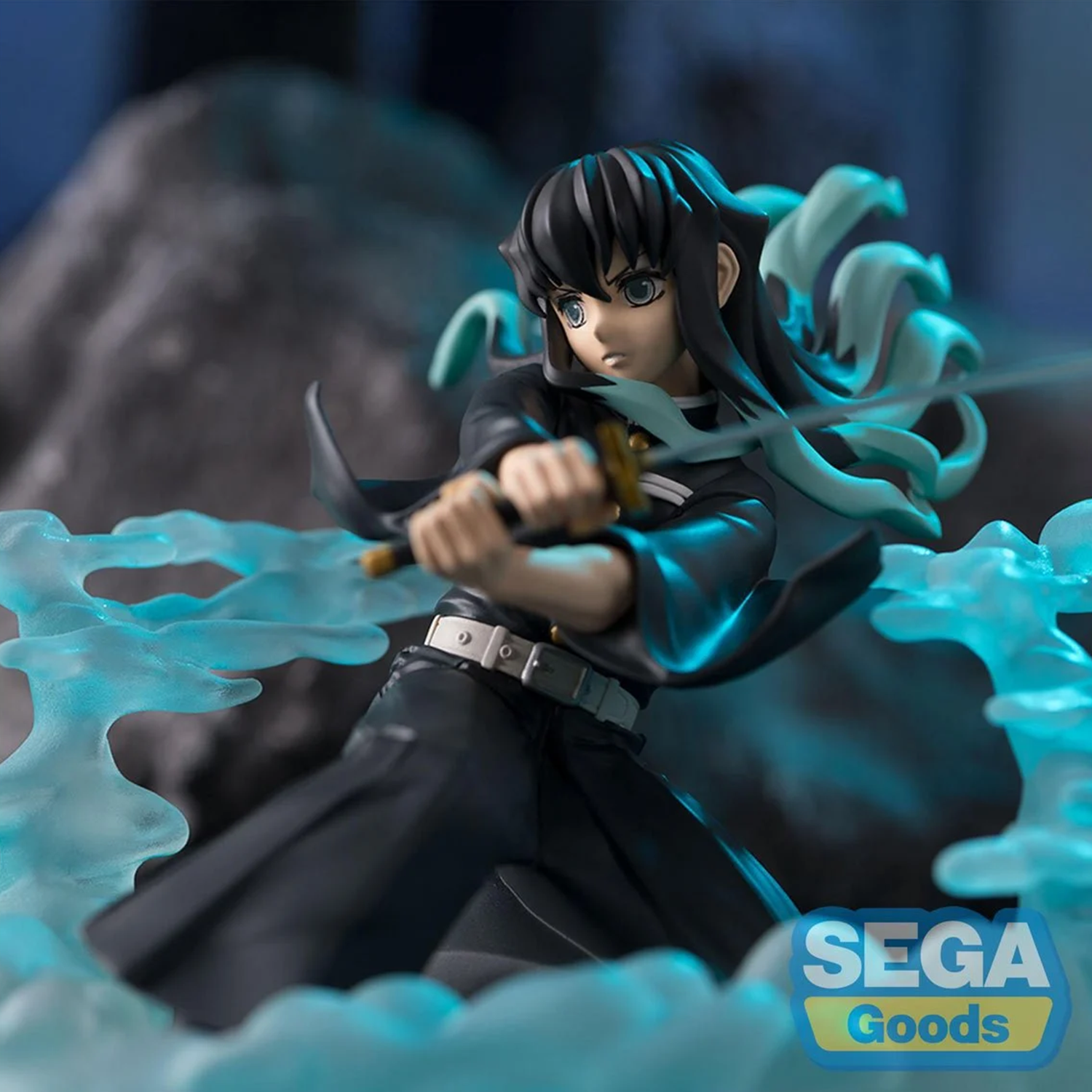 Muichiro Tokito Hashira Training Arc XrossLink Statue SEGA Demon Slayer Anime Figure by Banpresto new in box dynamic sword pose