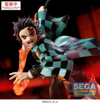 Sega XrossLink Anime Demon Slayer: Kimetsu no Yaiba Tanjiro Kamado Statue - Authentic by Banpresto new in box dynamic pose
