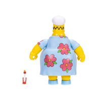King-Size Homer Deluxe Action Figure The Simpsons 5" Drinking Bird Jakks 1:12 by Jakks Pacific, back view