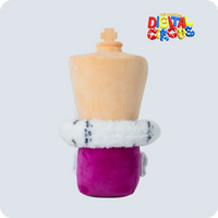 Kinger Plush – The Amazing Digital Circus Official Collectible by Glitch, soft fabric figure with tan and purple details, new loose condition