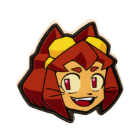 Kit Pin – Gameoverse Glitch Productions Enamel Collectible featuring character with red hair and yellow goggles by Glitch new loose pin