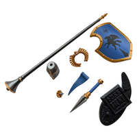 1:18 Scale Knight of Accord Mini Gear Kit (Knight Shield and Lance Pack for 3.75" - 4" Figures) by Boss Fight Studio Llc
