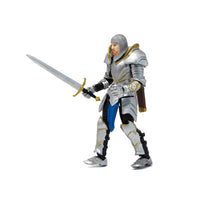 Knight of Accord Warrior of Order -Vitruvian H.A.C.K.S. 1:18 Scale Action Figure by Boss Fight Studio Llc in silver armor with sword