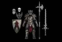 Knight of Asperity 10th Anniversary Male Figure -Vitruvian H.A.C.K.S. 1:18 Scale Action Figure with armor, weapons, and skull accessories by Boss Fight Studio Llc