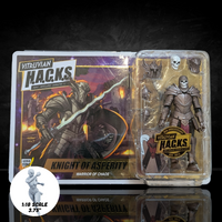 Knight of Asperity 10th Anniversary Male Figure -Vitruvian H.A.C.K.S. 1:18 Scale Action Figure by Boss Fight Studio Llc with armor and weapon accessories