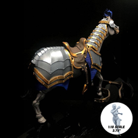 Mighty Steeds - Knight of Accord Heavy Tack Kit – Action Figure Accessories by Boss Fight Studio Llc new in box 1:18 scale horse armor