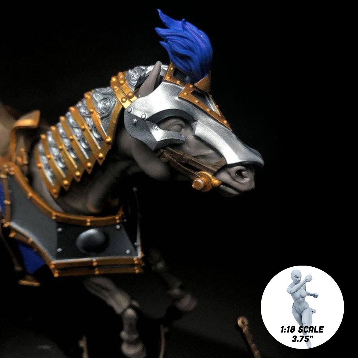 Mighty Steeds - Knight of Accord Heavy Tack Kit – Action Figure Accessories by Boss Fight Studio Llc new in box 1:18 scale