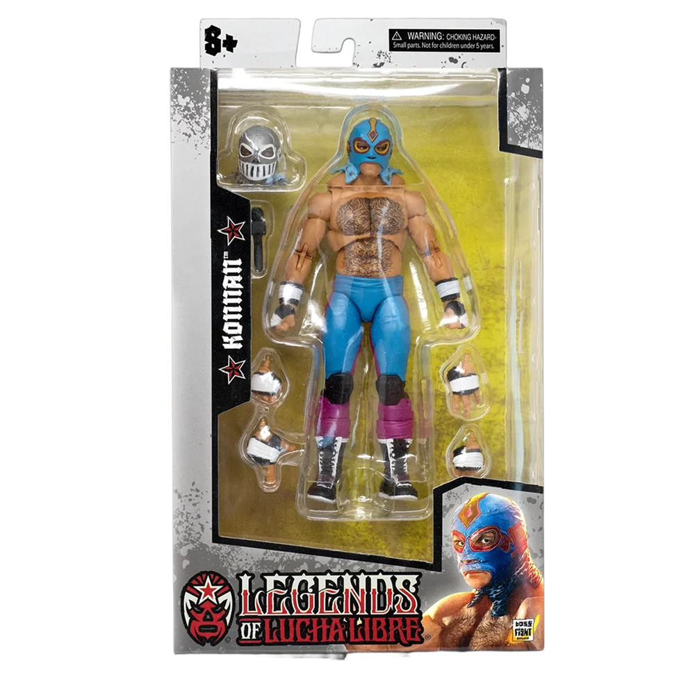 Lucha Libre Mixed Tag Team BUNDLE 4 Figures Sold as Set Maravilla, Taya, Konnan and Laredo Kid Boss Fight Studio Llc