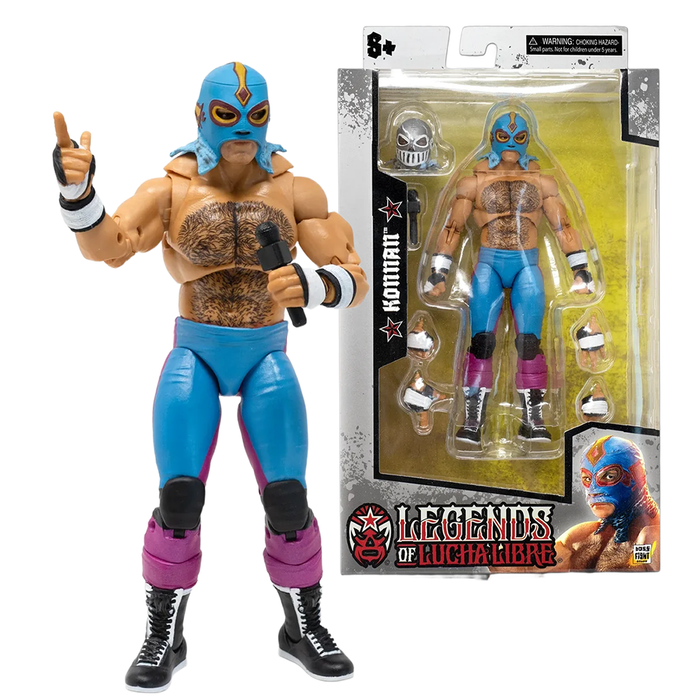 Lucha Libre Mixed Tag Team BUNDLE 4 Figures Sold as Set Maravilla, Taya, Konnan and Laredo Kid Boss Fight Studio Llc