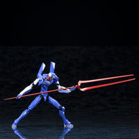 Neon Genesis Evangelion EVA-00 PROTO TYPE TV Version Plastic Model Kit from Kotobukiya by Blokees in dynamic weapon pose, new in box