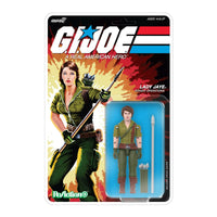 Lady Jaye GI Joe Comic ReAction Plus 1:18 Scale 3 3/4-Inch Action Figure by Super7 in original packaging