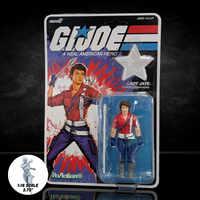 G.I. Joe Lady Jaye (America's 250th Anniversary) 3 3/4-Inch ReAction+ Figure by Super7 new in box with weapon accessory