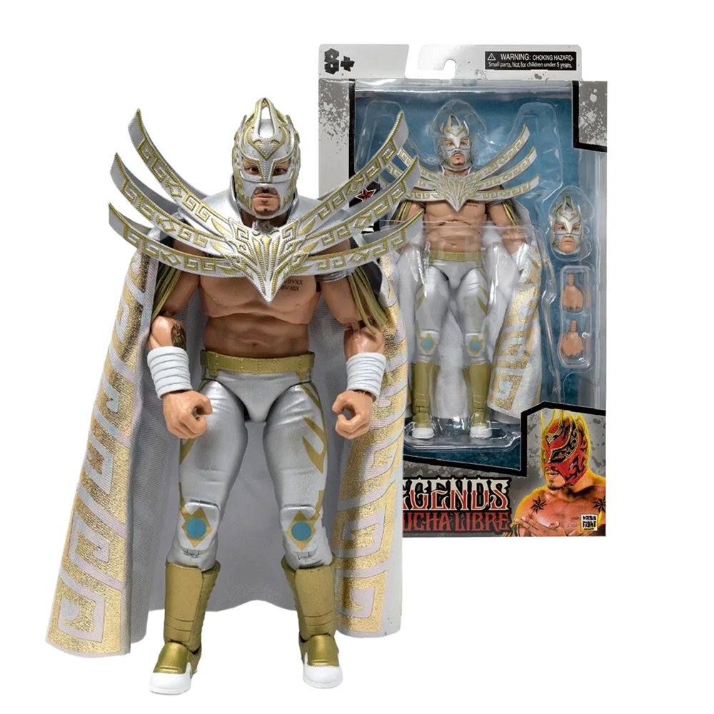 Lucha Libre Mixed Tag Team BUNDLE 4 Figures Sold as Set Maravilla, Taya, Konnan and Laredo Kid Boss Fight Studio Llc