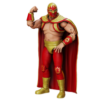 Solar Legends of Lucha Libre Premium 1:12 Scale 6" Action Figure by Boss Fight Studio Llc new in box with red and gold costume