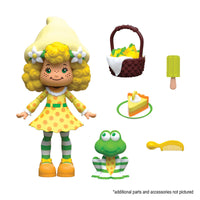 Lemon Meringue Strawberry Shortcake DELUXE Action Figure 1:12 with picnic basket, frog, pie slice, popsicle, and comb accessories by Boss Fight Studio Llc