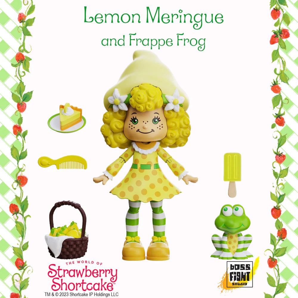 Lemon Meringue Strawberry Shortcake DELUXE Action Figure 1:12 by Boss Fight Studio Llc with accessories, new in box
