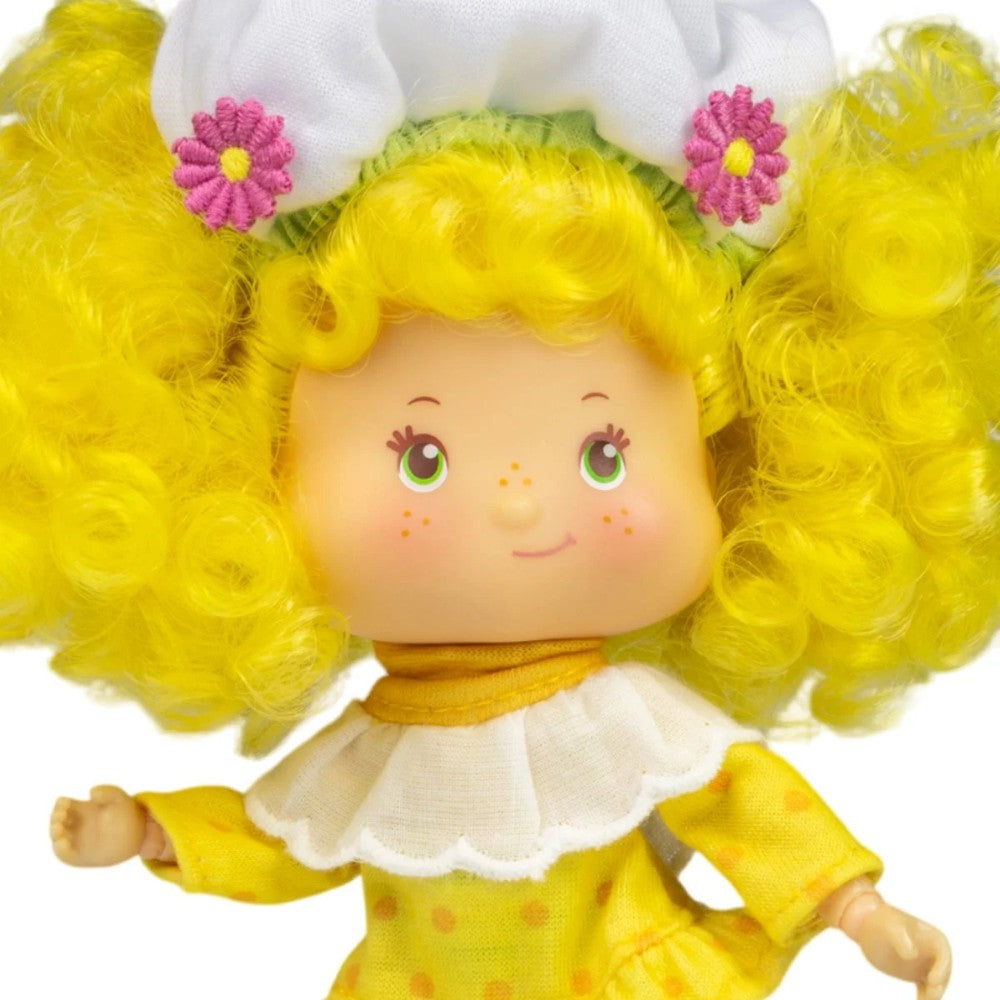 Strawberry Shortcake Lemon Meringue 5 1/2-inch fashion doll with curly yellow hair by Loyal Subjects