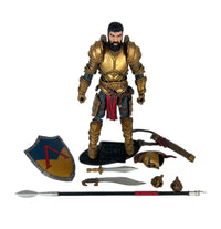 Leonidas the Time Displaced King -Vitruvian H.A.C.K.S. 1:18 Scale Action Figure by Boss Fight Studio Llc with armor and accessories.
